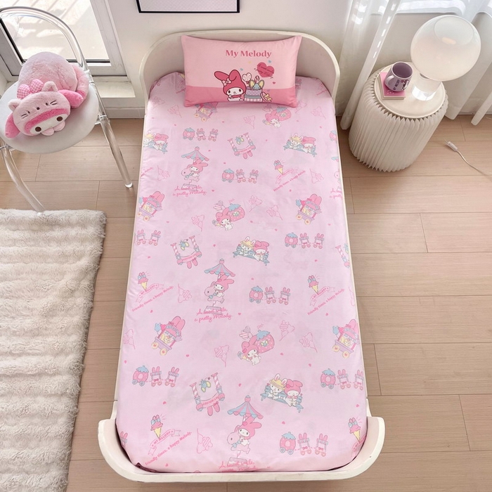 91家纺网 家纺一手货源 找家纺 蘭菲家纺 2025新款学生季全棉幼儿园三丽鸥三件套大版系列 收礼物