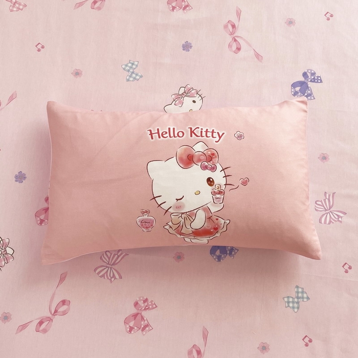 91家纺网 家纺一手货源 找家纺 蘭菲家纺 2025新款学生季全棉幼儿园三丽鸥三件套大版系列 甜睿