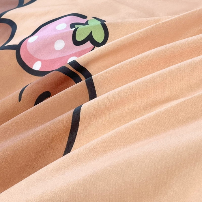 91家纺网 家纺一手货源 找家纺 （总）蘭菲家纺 2025新款学生季幼儿园卡皮巴拉三件套大版系列