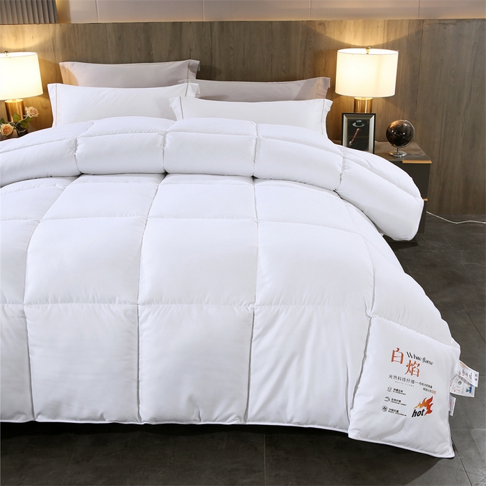 91家纺网 家纺一手货源 找家纺 （总）好老表被业 2025新款春秋被子冬被白焰蓄能发热被芯直播被子被芯