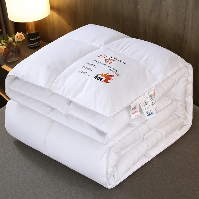 91家纺网 家纺一手货源 找家纺 （总）好老表被业 2025新款春秋被子冬被白焰蓄能发热被芯直播被子被芯