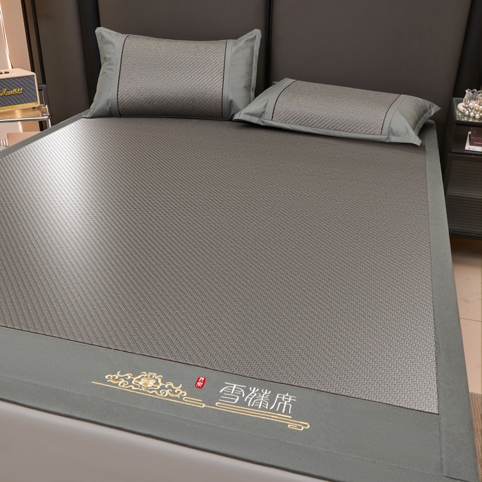 91家纺网 家纺一手货源 找家纺 （总）尚品凤凰 2025新款PE雪藤席三件套