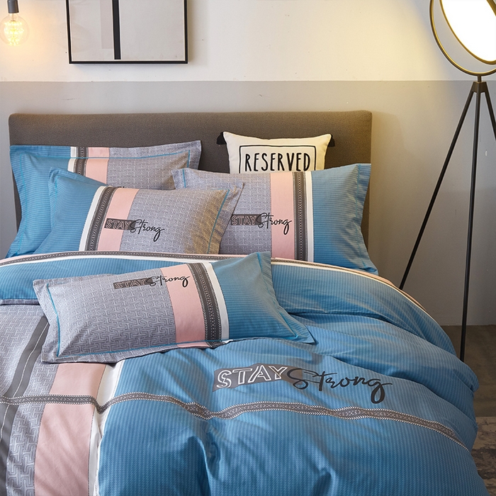 91家纺网 家纺一手货源 找家纺 格里芬家纺2025全棉大版花13372印花四件套 岱川-兰