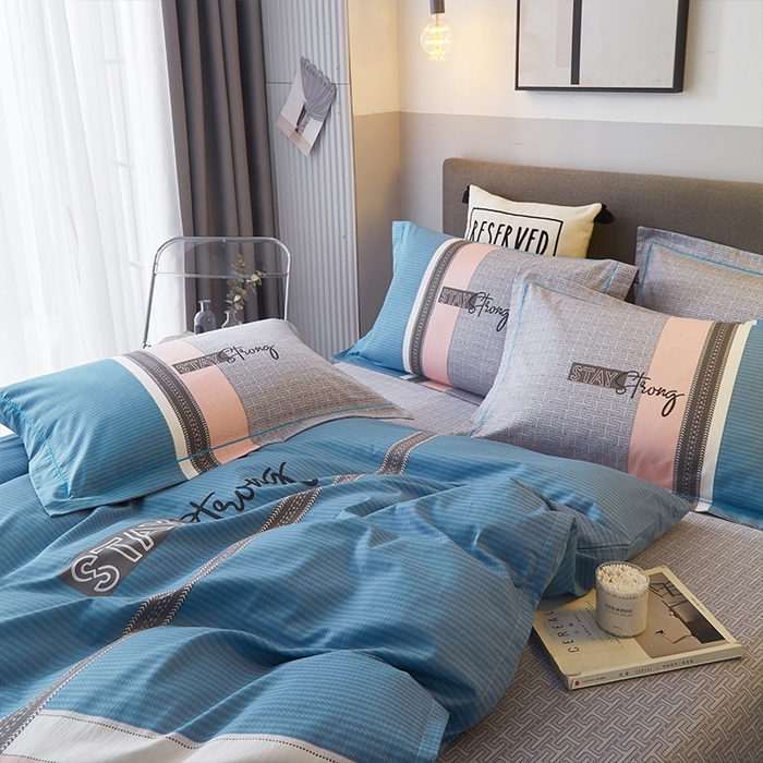 91家纺网 家纺一手货源 找家纺 格里芬家纺2025全棉大版花13372印花四件套 岱川-兰