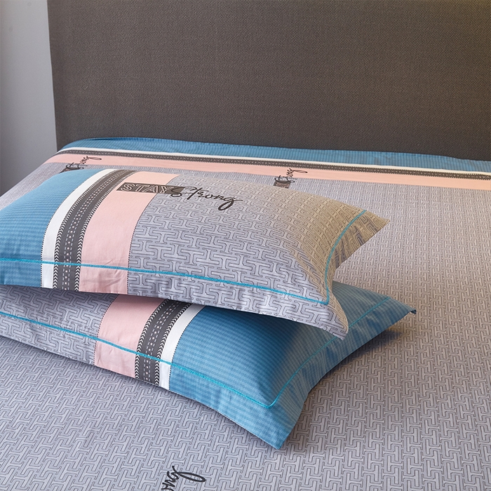 91家纺网 家纺一手货源 找家纺 格里芬家纺2025全棉大版花13372印花四件套 岱川-兰