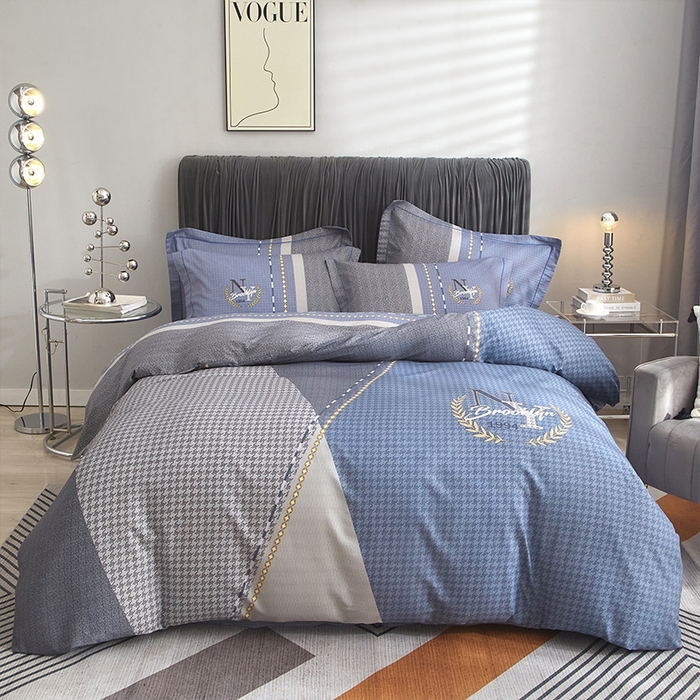 格里芬家纺2025全棉大版花13372印花四件套 简爱