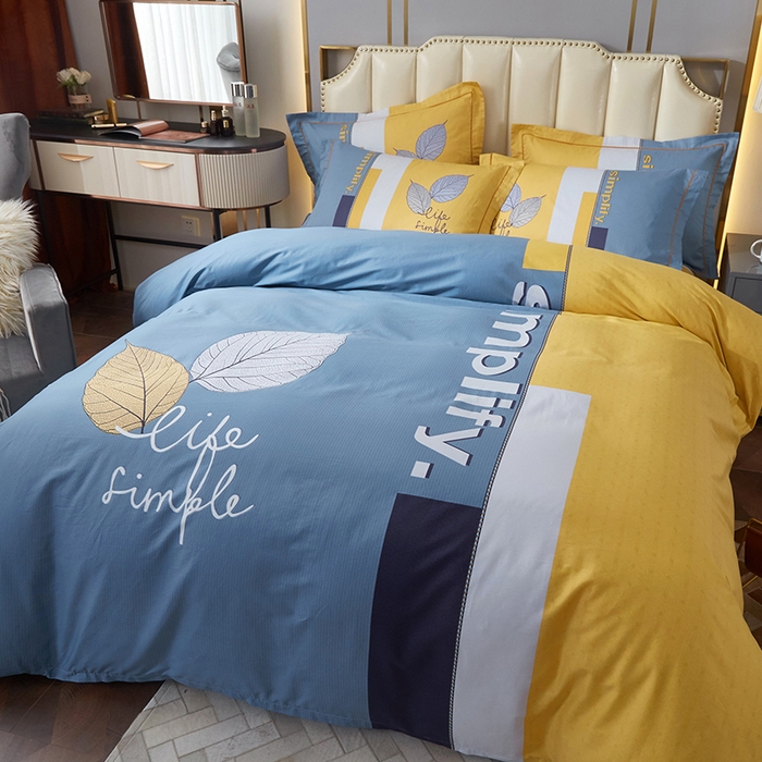 91家纺网 家纺一手货源 找家纺 格里芬家纺2025全棉大版花13372印花四件套 简希