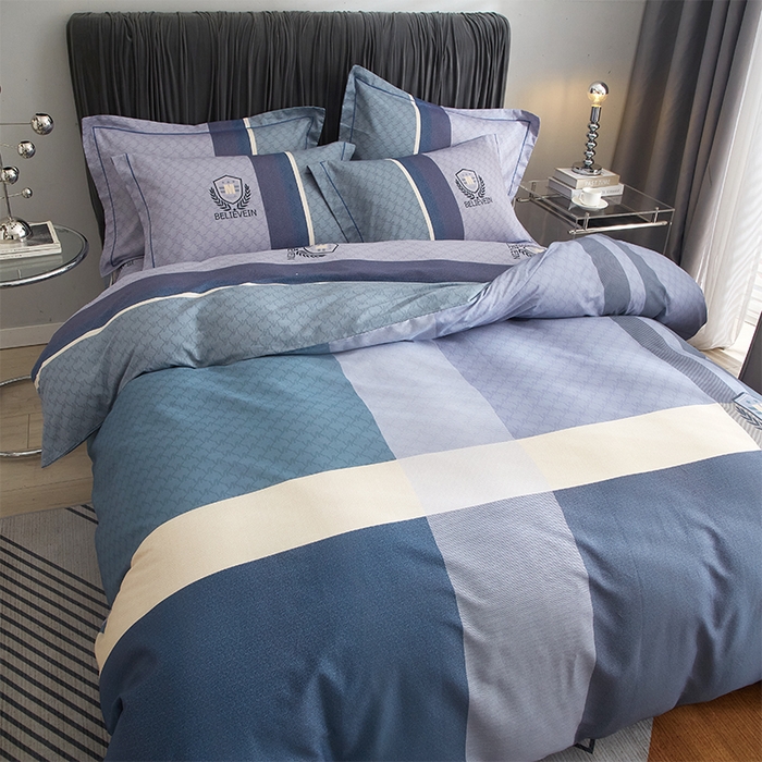 91家纺网 家纺一手货源 找家纺 格里芬家纺2025全棉大版花13372印花四件套 空白格