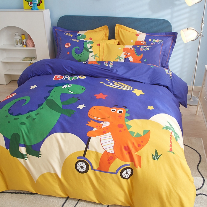 91家纺网 家纺一手货源 找家纺 格里芬家纺2025全棉大版花13372印花四件套 冒险之旅