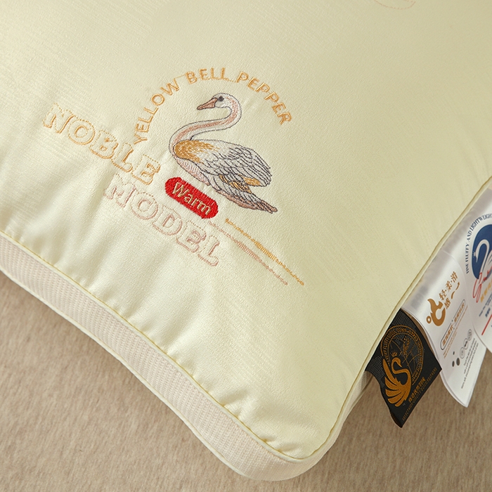 91家纺网 家纺一手货源 找家纺 全美2025新款立体提花刺绣护颈椎枕 高枕一只48*74