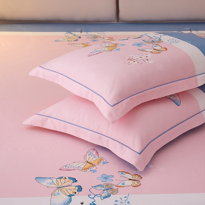 91家纺网 家纺一手货源 找家纺 格里芬家纺2025新款全棉大版磨毛生态磨毛四件套 巴特弗