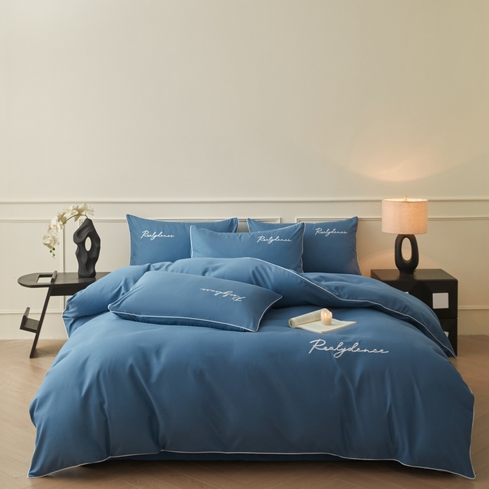 （总）小久久（小九九） 2024新款水洗棉刺绣四件套--安琪