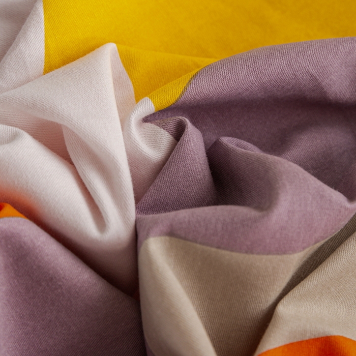 91家纺网 家纺一手货源 找家纺 格里芬家纺2025新款全棉大版磨毛生态磨毛四件套 多彩菱形