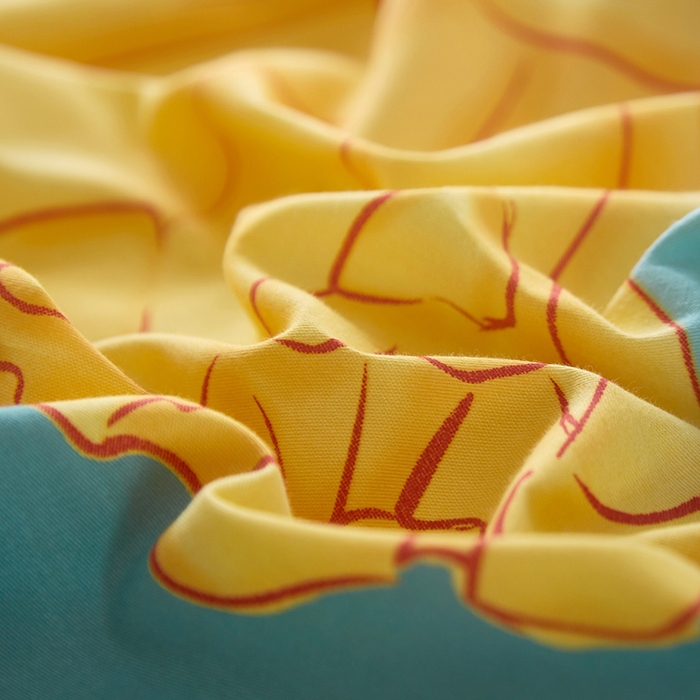 91家纺网 家纺一手货源 找家纺 格里芬家纺2025新款全棉大版磨毛生态磨毛四件套 公主日记-粉