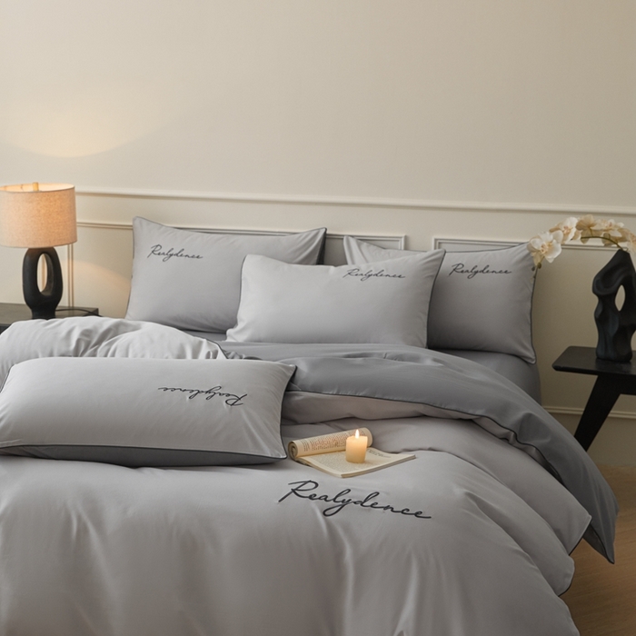 91家纺网 家纺一手货源 找家纺 （总）小久久（小九九） 2024新款水洗棉刺绣四件套--安琪