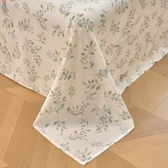 91家纺网 家纺一手货源 找家纺 （总）木瑾2025新款秋冬小清新100%全棉床单床笠单品