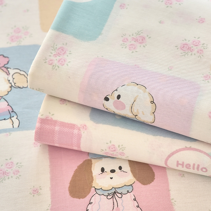 91家纺网 家纺一手货源 找家纺 木瑾2025新款秋冬小清新100%全棉床单床笠单品 奇妙乐园