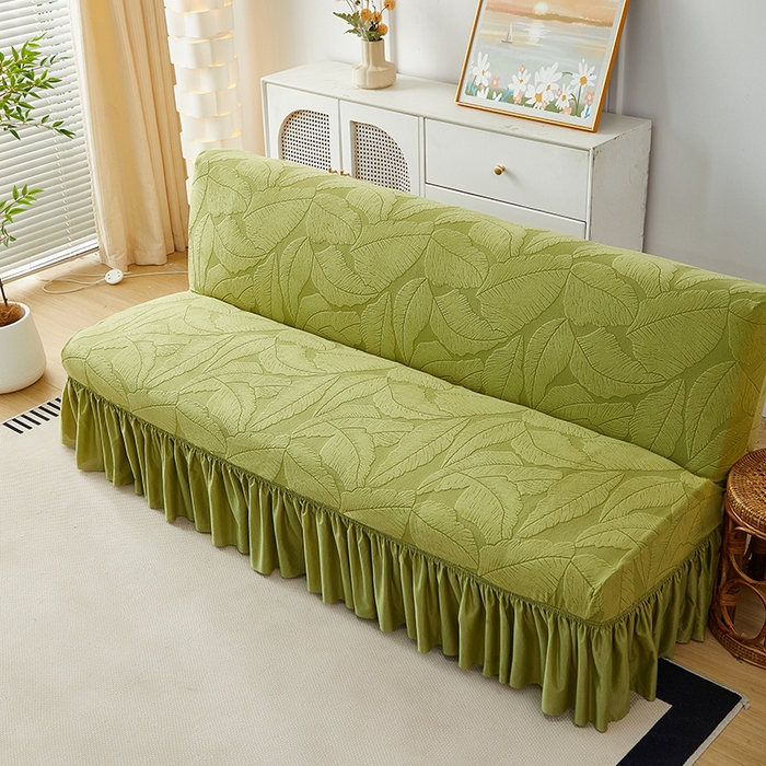 91家纺网 家纺一手货源 找家纺 （总）丝绮鹿2025新款富贵叶裙边沙发床套