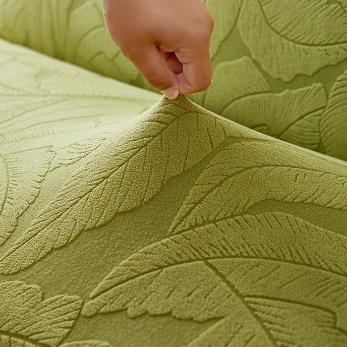 91家纺网 家纺一手货源 找家纺 （总）丝绮鹿2025新款富贵叶裙边沙发床套