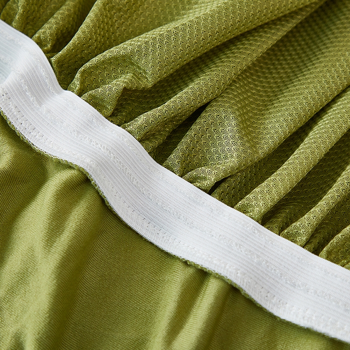 91家纺网 家纺一手货源 找家纺 （总）丝绮鹿2025新款富贵叶裙边沙发床套