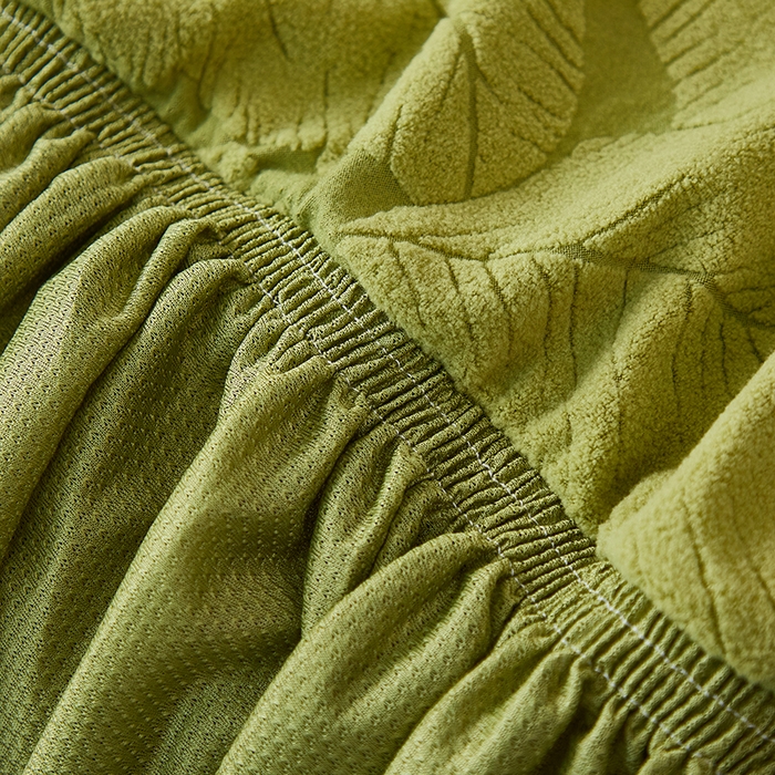 91家纺网 家纺一手货源 找家纺 （总）丝绮鹿2025新款富贵叶裙边沙发床套