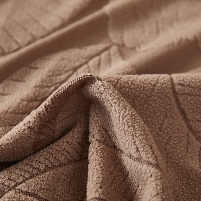 91家纺网 家纺一手货源 找家纺 丝绮鹿2025新款富贵叶裙边沙发床套 富贵叶-时尚咖