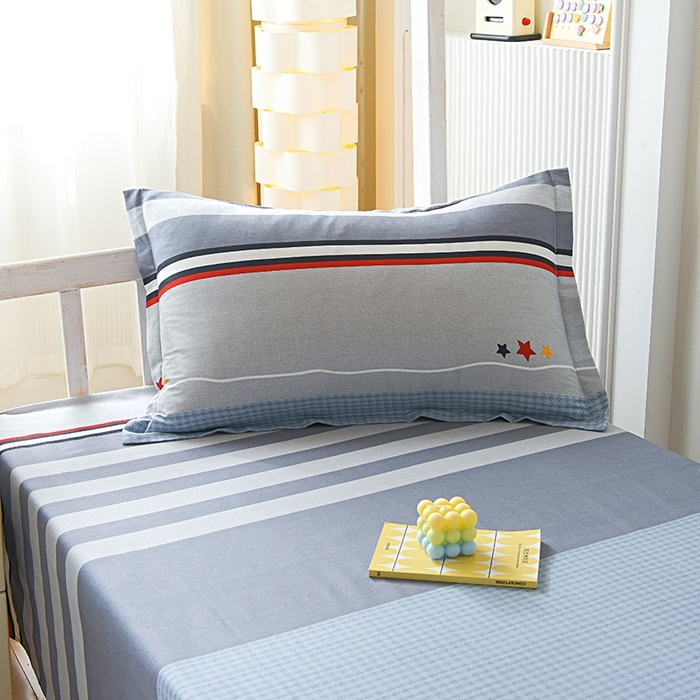 91家纺网 家纺一手货源 找家纺 （总）禧安居 2025新款高支高密活性印染全棉印花三件套学生三件套宿舍三件套（支持定制尺寸）