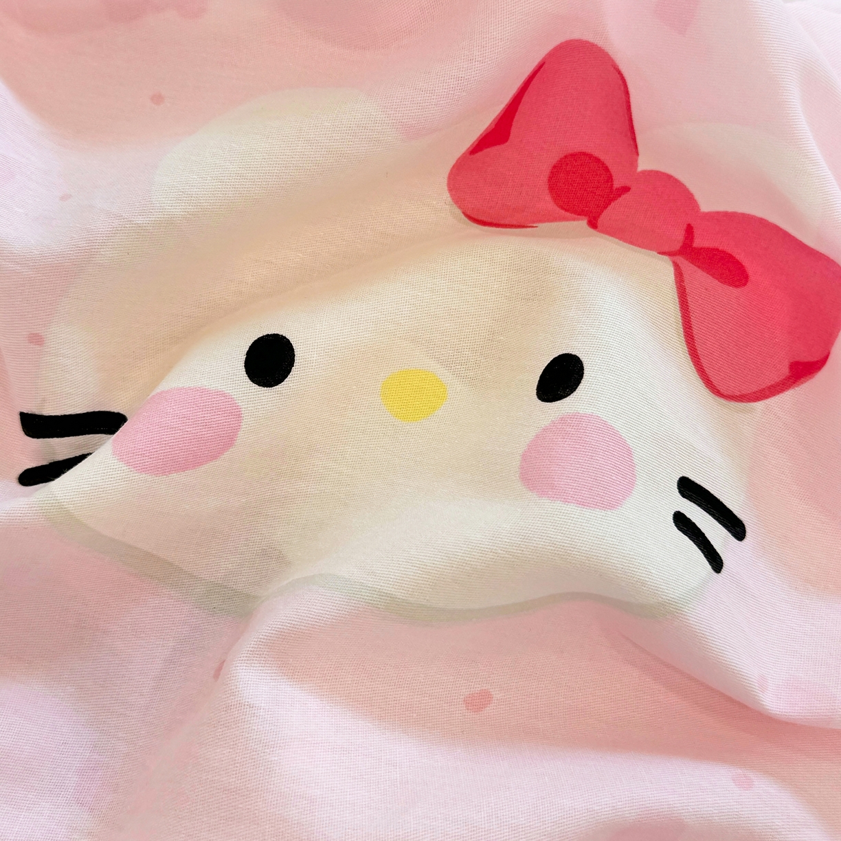 91家纺网 家纺一手货源 找家纺 木堇家居 2025新款小清新100%全棉纯棉单品床笠 床笠单件 甜心猫咪