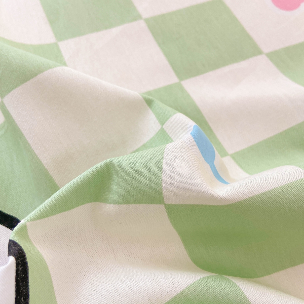 91家纺网 家纺一手货源 找家纺 博雅2025春夏新款吉伊卡哇大版全棉纯棉单品床笠床笠单件单床笠 音乐吉伊卡哇