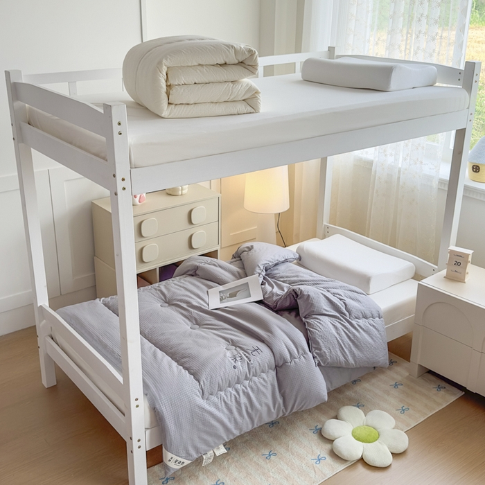 91家纺网 家纺一手货源 找家纺 居易简 2025新款学生宿舍被无染原棉学生季大豆纤维春秋被冬被 被子被芯 无染-灰