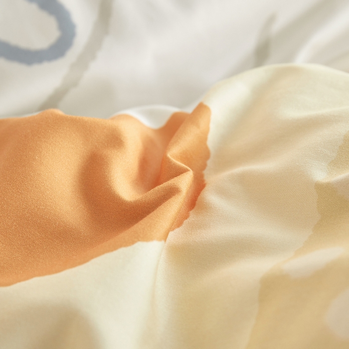 91家纺网 家纺一手货源 找家纺 荷马之梦 2025新款学院系列—A类32s水洗棉贴布绣原创卡通拼接儿童幼儿园套件星球鸭