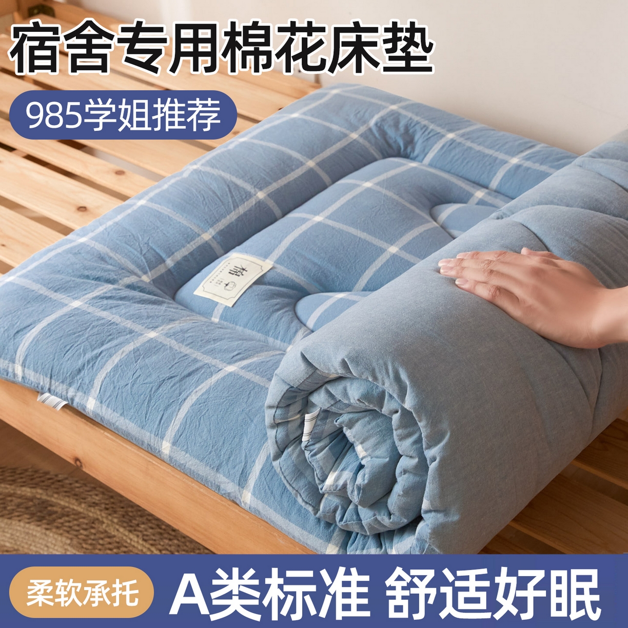 91家纺网 家纺一手货源 找家纺 （总）爱屋及屋 2025款无印风学生棉花床垫