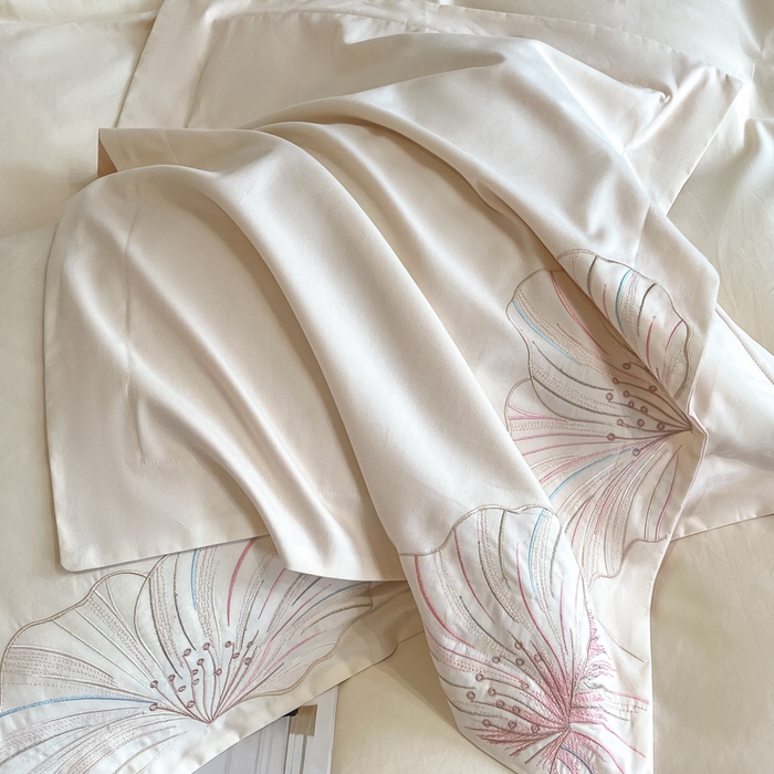 91家纺网 家纺一手货源 找家纺 （总）桃园 2025新款纯棉全棉长绒棉磨毛四件套不掉毛-华尔兹 （高端礼盒）