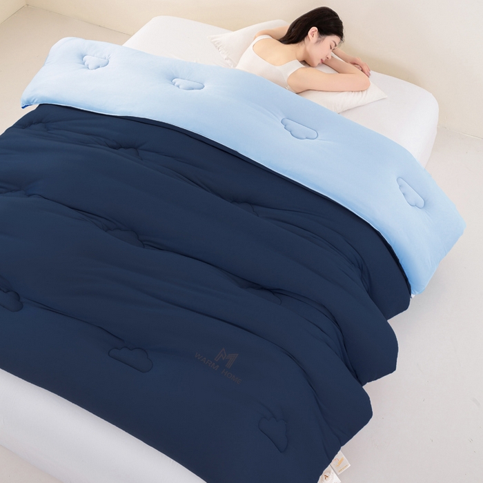 91家纺网 家纺一手货源 找家纺 （总）憨豆家纺 2025新款针织棉云朵被星球深睡眠秋冬保暖被子春秋被云柔大豆被冬被四季被芯（含买家秀）