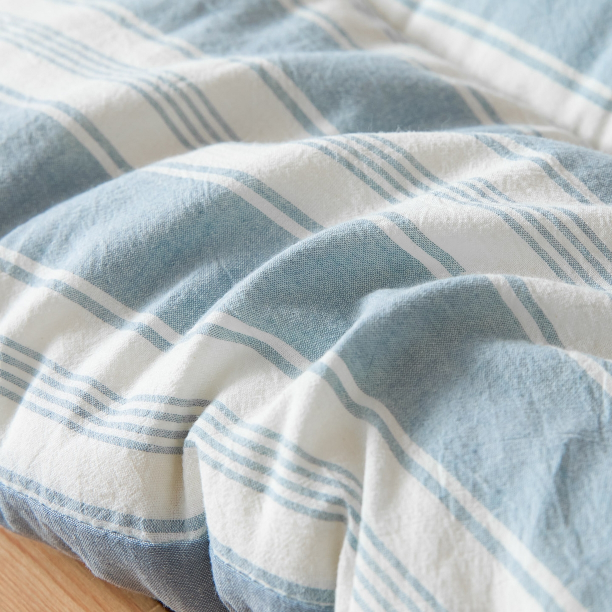 91家纺网 家纺一手货源 找家纺 爱屋及屋 2025款无印风学生棉花床垫 左岸蓝