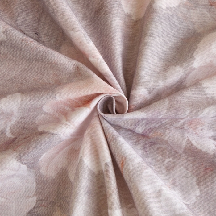 91家纺网 家纺一手货源 找家纺 沐白家居 2025新款全棉生态磨毛四件套花千朵-粉