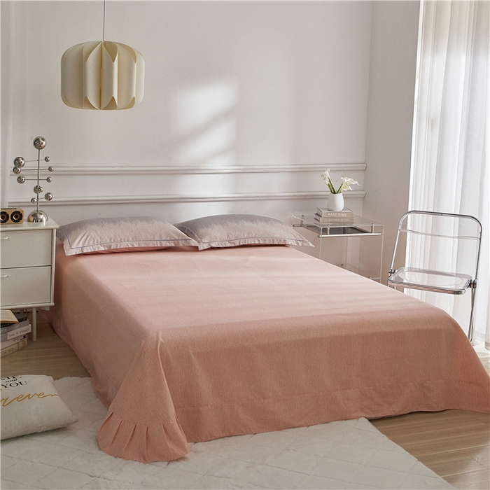 91家纺网 家纺一手货源 找家纺 沐白家居 2025新款全棉生态磨毛四件套森文