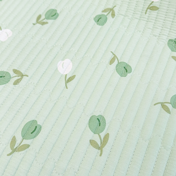 91家纺网 家纺一手货源 找家纺 橘夏家纺 2025新款全棉床盖三件套 初享时光