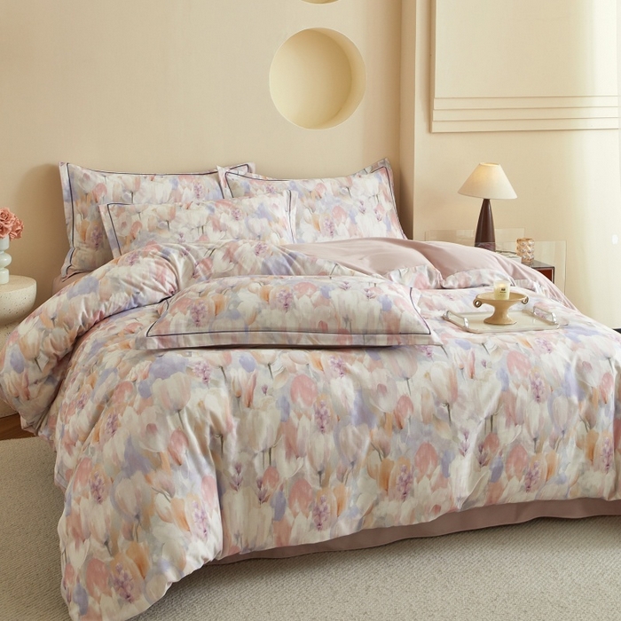 91家纺网 家纺一手货源 找家纺 沐白家居 2025新款全棉生态磨毛四件套花絮