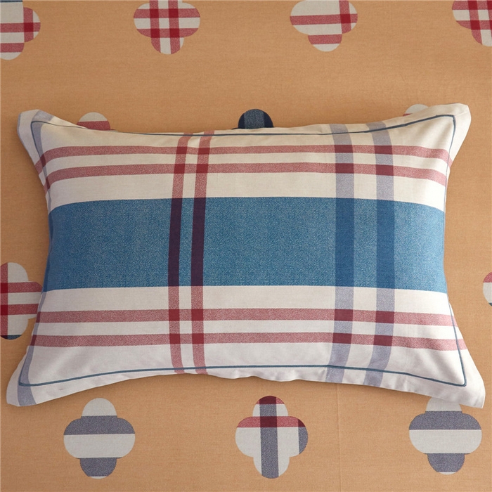 91家纺网 家纺一手货源 找家纺 沐白家居 2025新款全棉生态磨毛四件套时光幻影