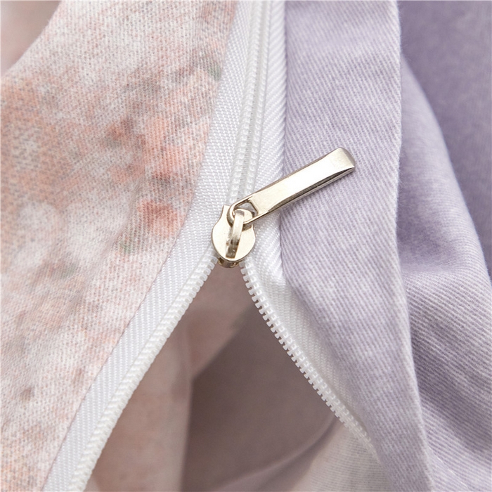 91家纺网 家纺一手货源 找家纺 沐白家居 2025新款全棉生态磨毛四件套贝拉-粉