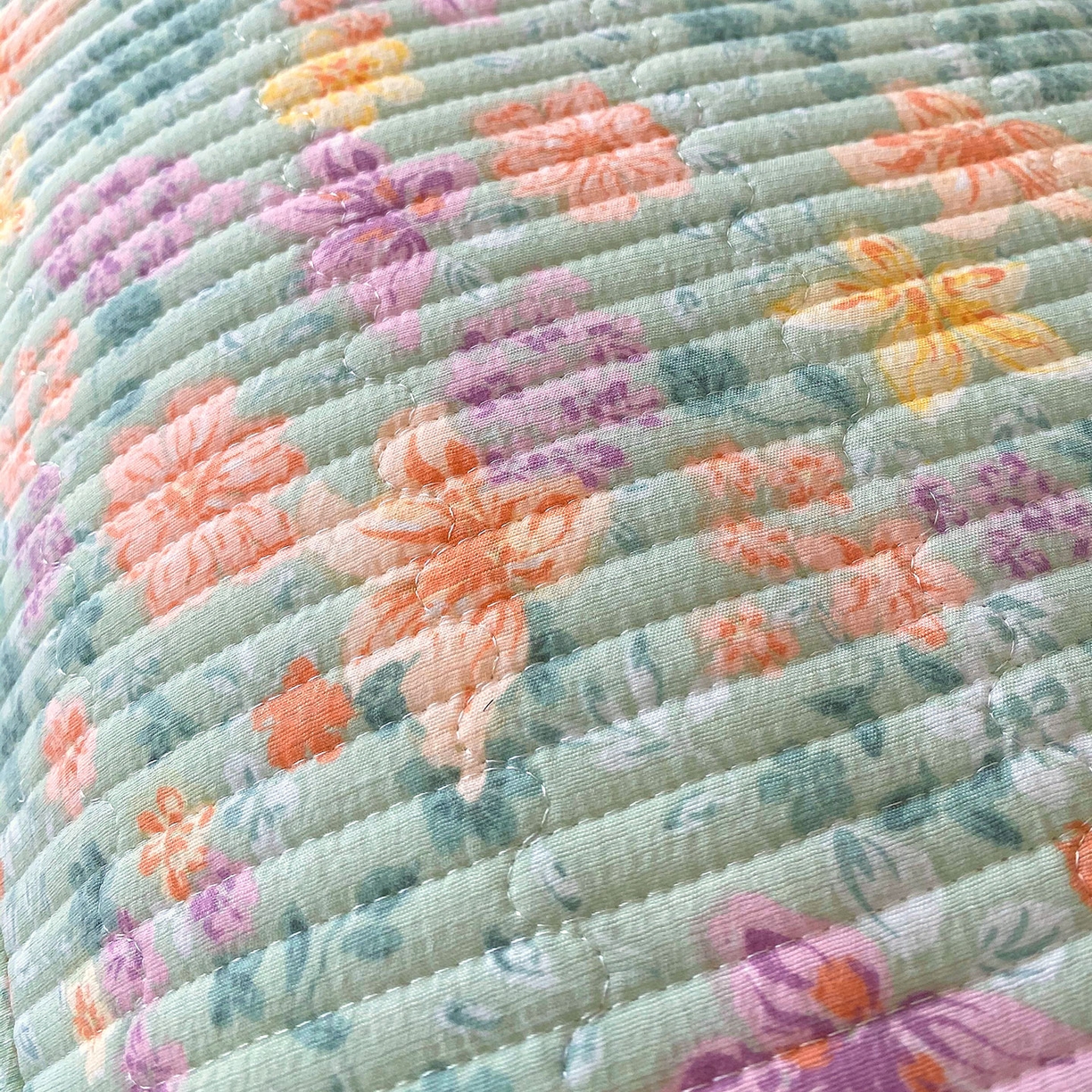 91家纺网 家纺一手货源 找家纺 雨彤家纺 2025新款A类公主风云感双层纱夹棉加长花边款枕套 浅若花落-公主风