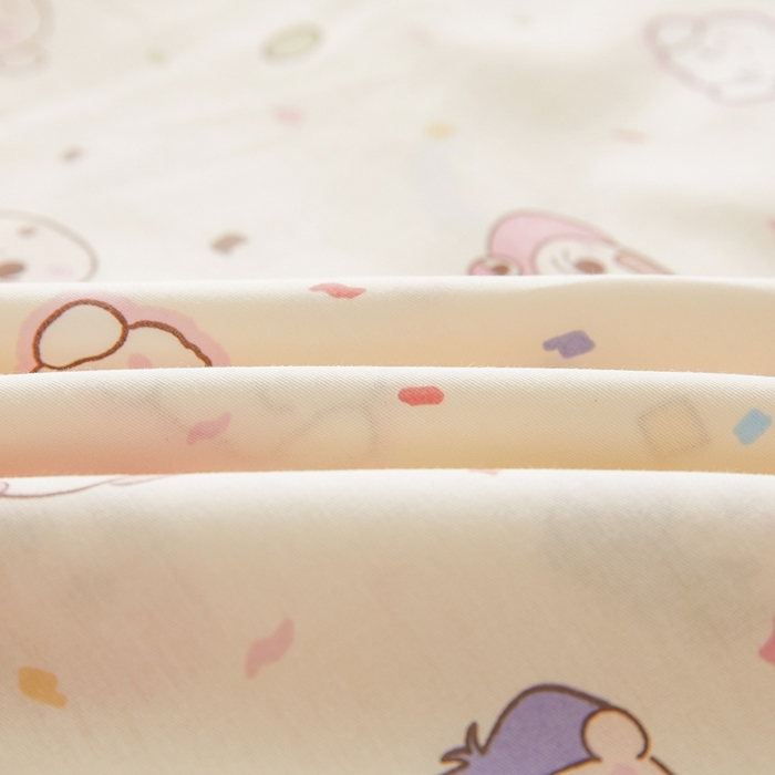 91家纺网 家纺一手货源 找家纺 （总）翎盈家纺2025款ins风小清新卡通多规格全棉枕套纯棉枕头套