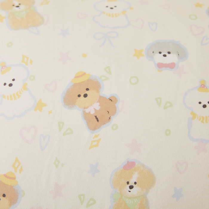 91家纺网 家纺一手货源 找家纺 翎盈家纺2025款ins风小清新卡通多规格纯棉枕套全棉枕头套 童趣绘彩