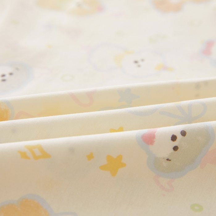 91家纺网 家纺一手货源 找家纺 翎盈家纺2025款ins风小清新卡通多规格纯棉枕套全棉枕头套 童趣绘彩