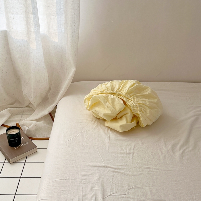 91家纺网 家纺一手货源 找家纺 （总）云上 2025新款全棉色织水洗棉单品枕套 被套 床单 床笠