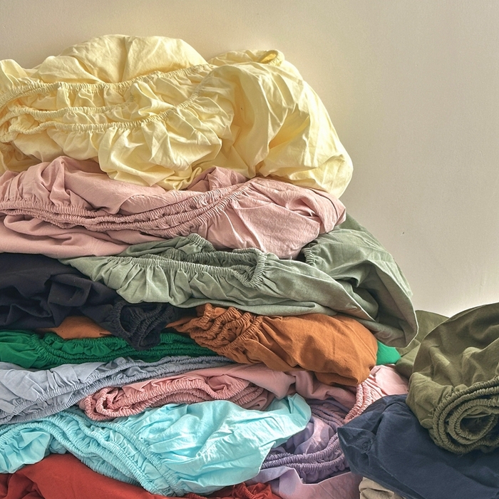 91家纺网 家纺一手货源 找家纺 （总）云上 2025新款全棉色织水洗棉单品枕套 被套 床单 床笠