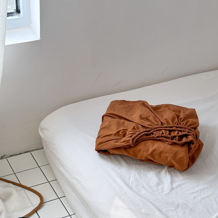 91家纺网 家纺一手货源 找家纺 云上 2025新款全棉色织水洗棉单品枕套 被套 床单 床笠 棕咖