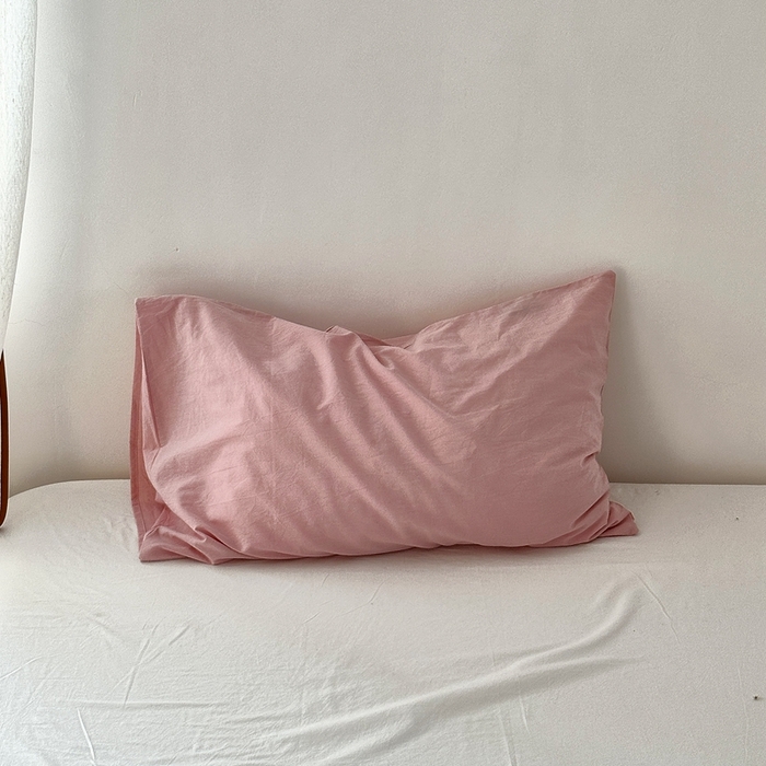 91家纺网 家纺一手货源 找家纺 （总）云上 2025新款全棉色织水洗棉单品枕套 被套 床单 床笠