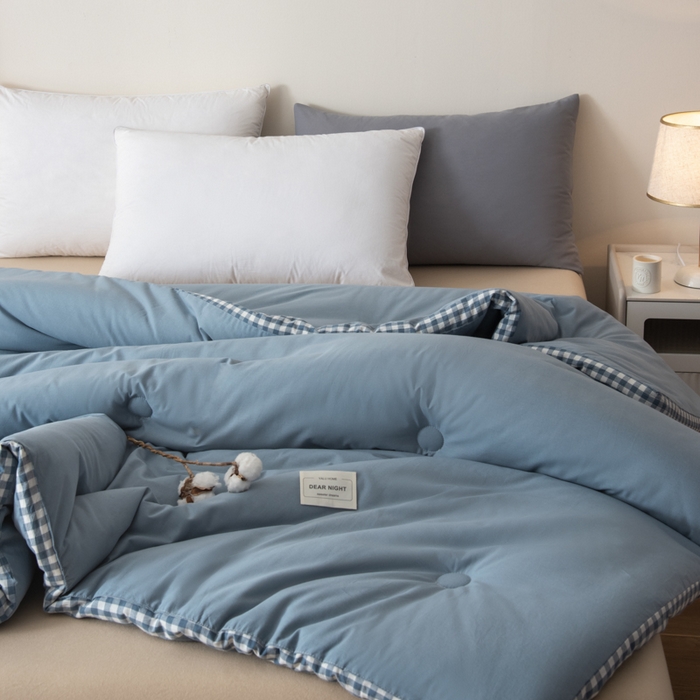 91家纺网 家纺一手货源 找家纺 （总）鸣升家纺 2025新款新款新疆长绒棉100%棉花被春秋被冬被被子被芯立体棉被直播四季被